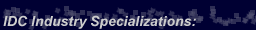 IDC Industry Specializations